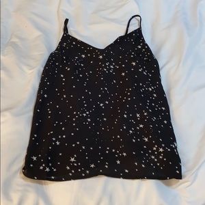 V neck star tank top